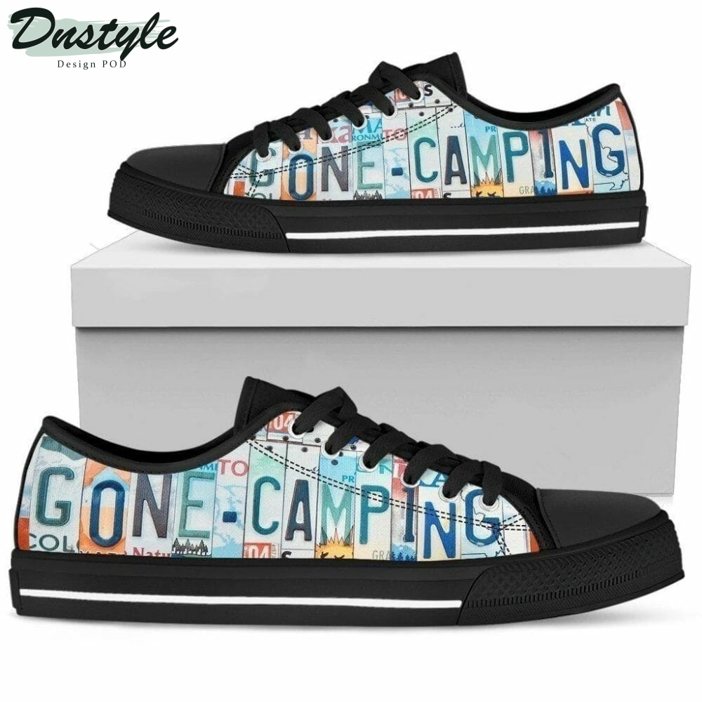 Gone Camping Women Low Top Shoes Sneakers