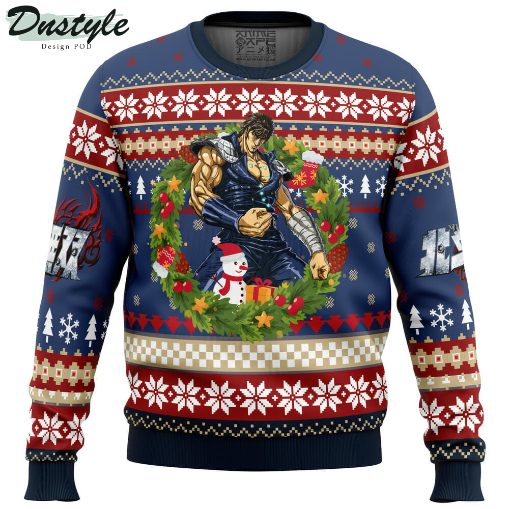Christmas Kenshiro Fist of The North Star Ugly Christmas Sweater