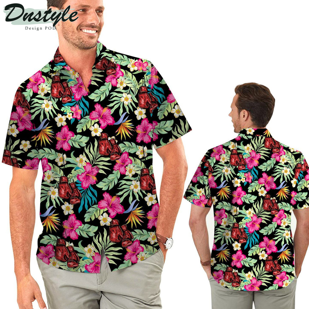 Boxing Hibiscus Sport Lovers In Summer Hawaiian Shirt
