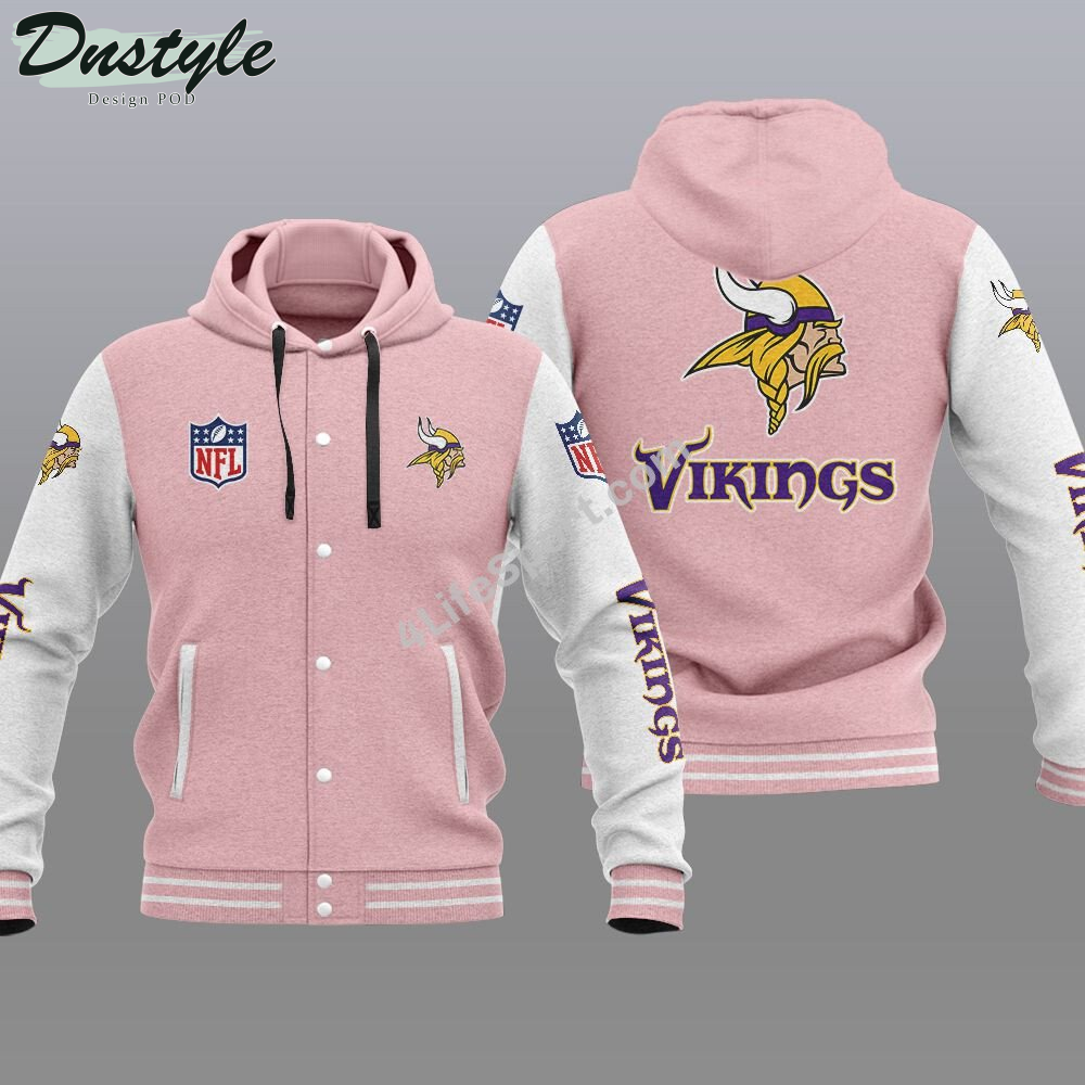 Minnesota Vikings Hooded Varsity Jacket
