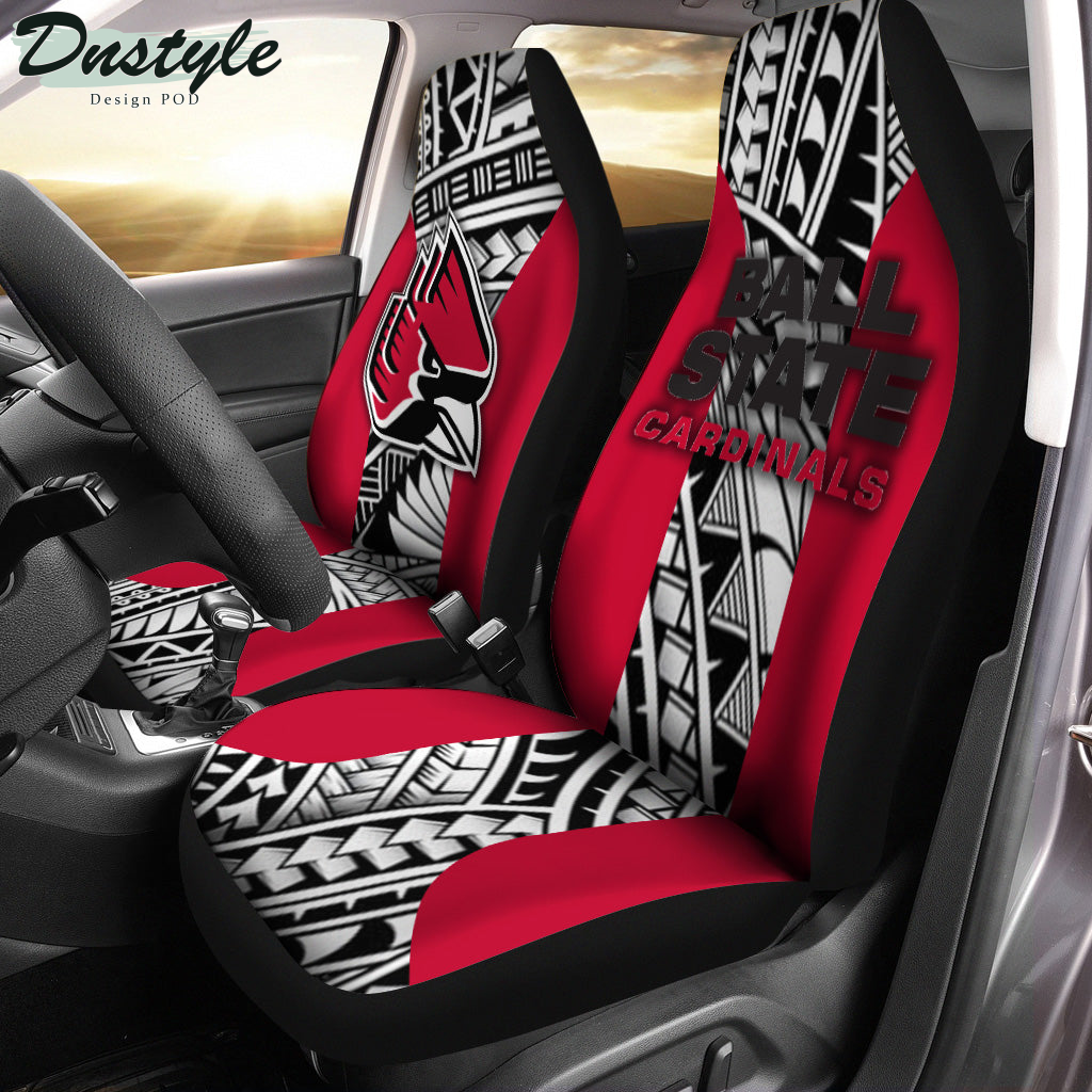 Ball State Cardinals Polynesian Car Seat Cover