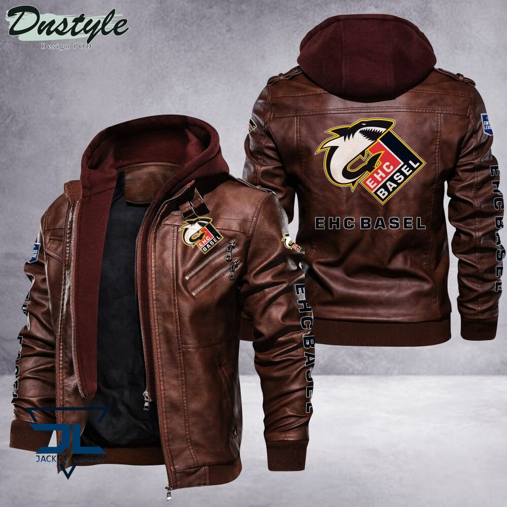 EHC Basel leather jacket