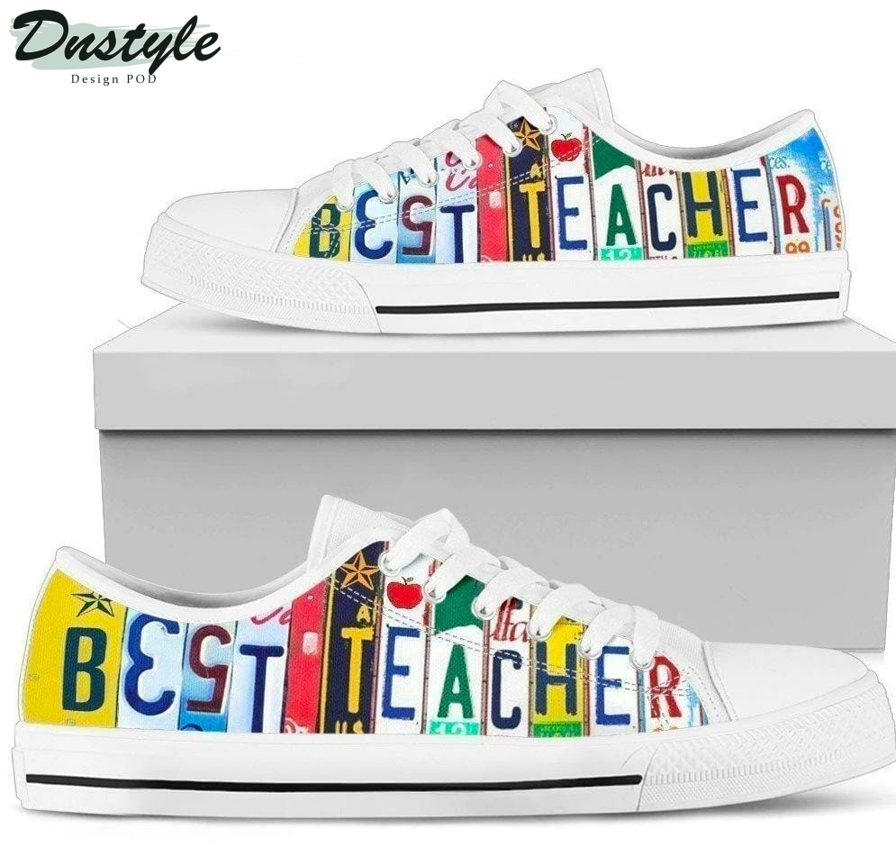 Best Teacher Low Top Shoes Sneakers