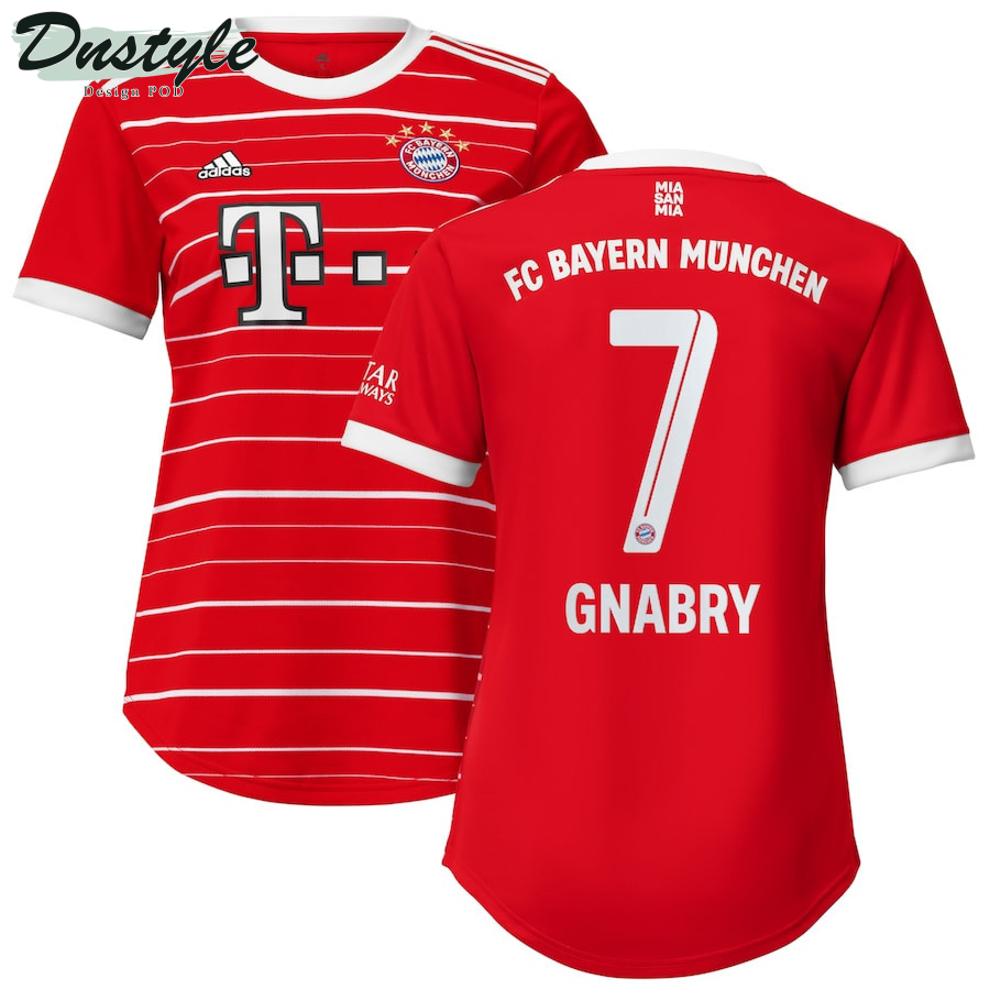Serge Gnabry #7 Bayern Munich Women 2022/23 Home Jersey - Red