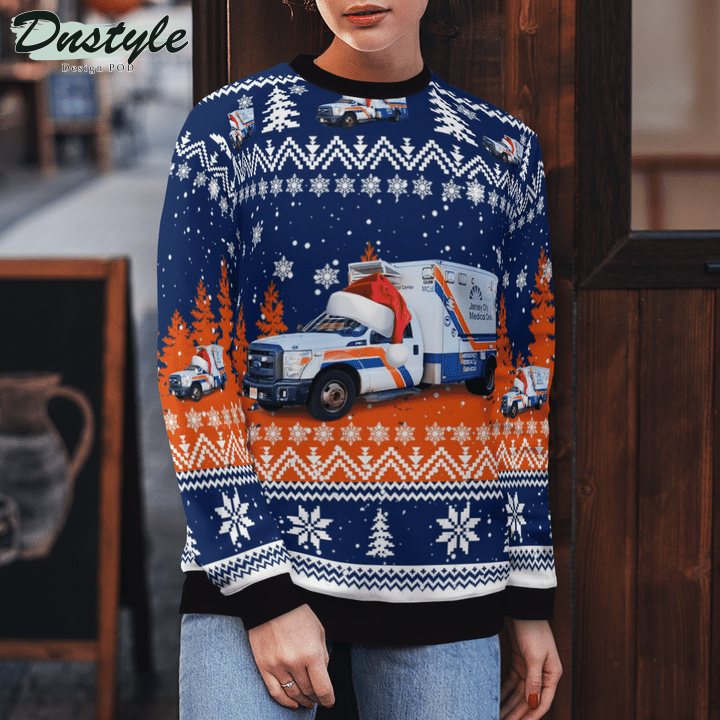 Jersey City Medical Center EMS Ugly Merry Christmas Sweater
