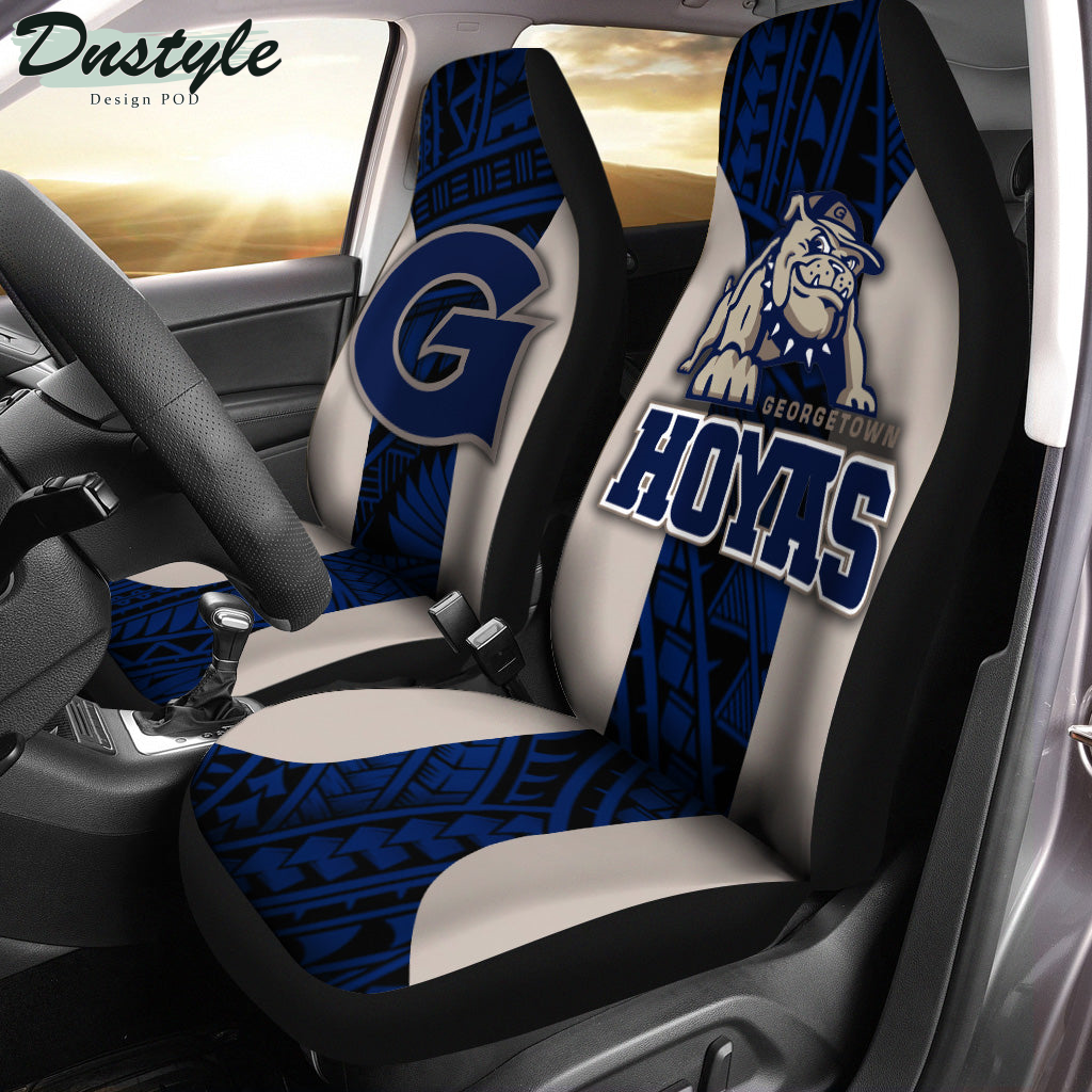 Georgetown Hoyas Polynesian Car Seat Cover
