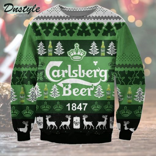 Carlsberg Beer 1884 Christmas Ugly Sweater