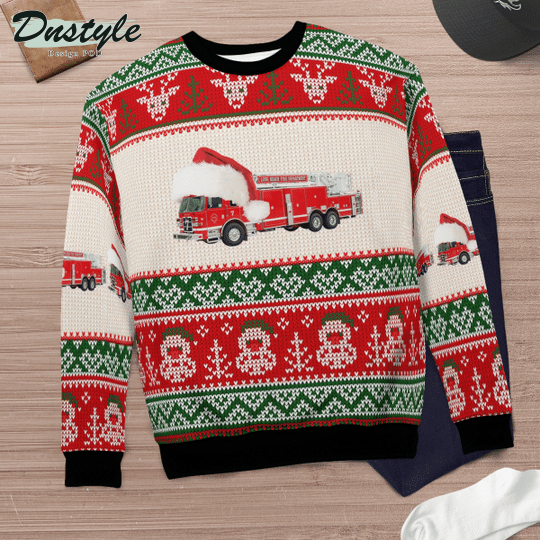 Long Beach Fire Department Ugly Christmas Sweater