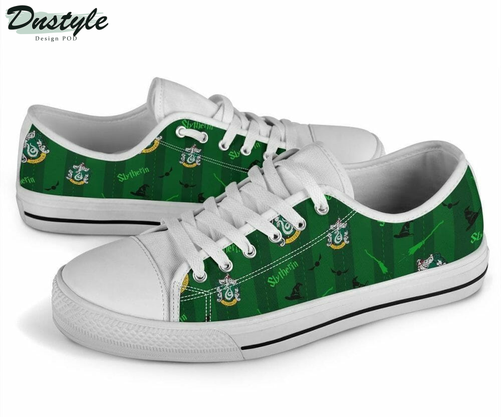 Harry Potter Slytherin Low Top Shoes Sneakers