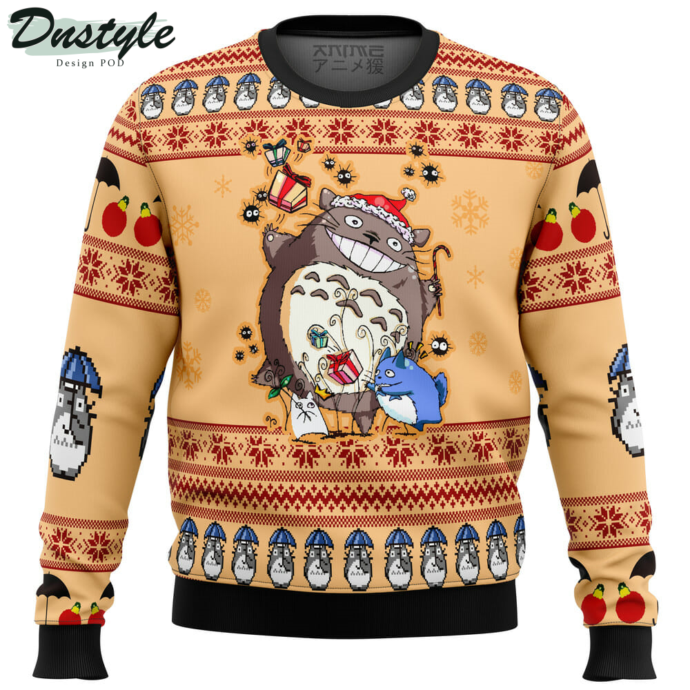 My Neighbor Totoro alt Ugly Christmas Sweater