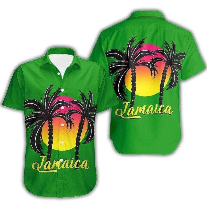Jamaica Coconut Tree Hawaiian Shirt