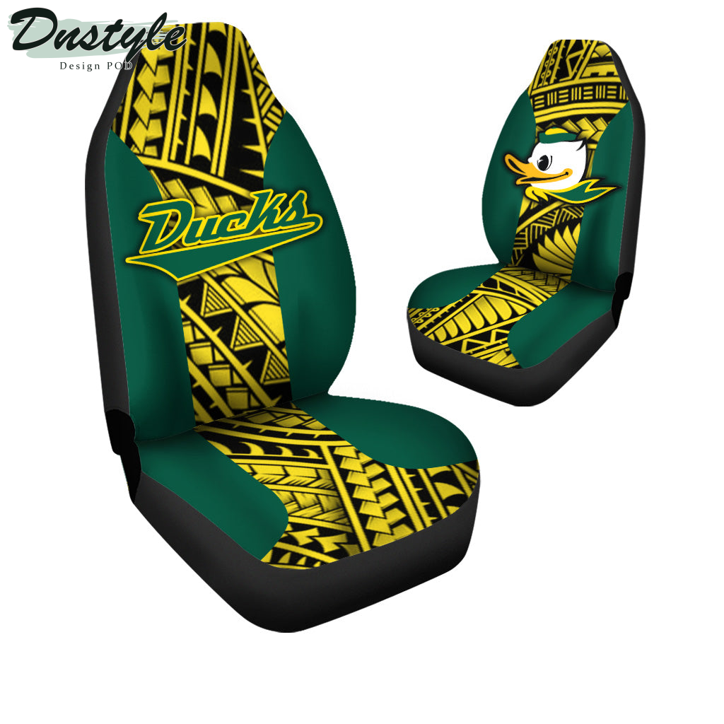 Oregon Ducks Polynesian Car Seat Cover