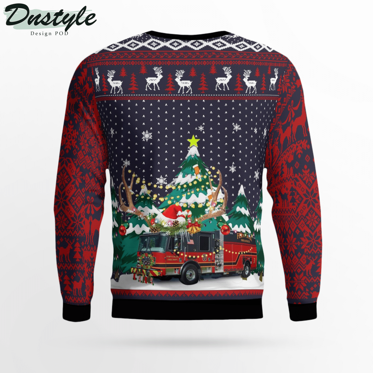 Fern Creek Fire Department Ugly Christmas Sweater