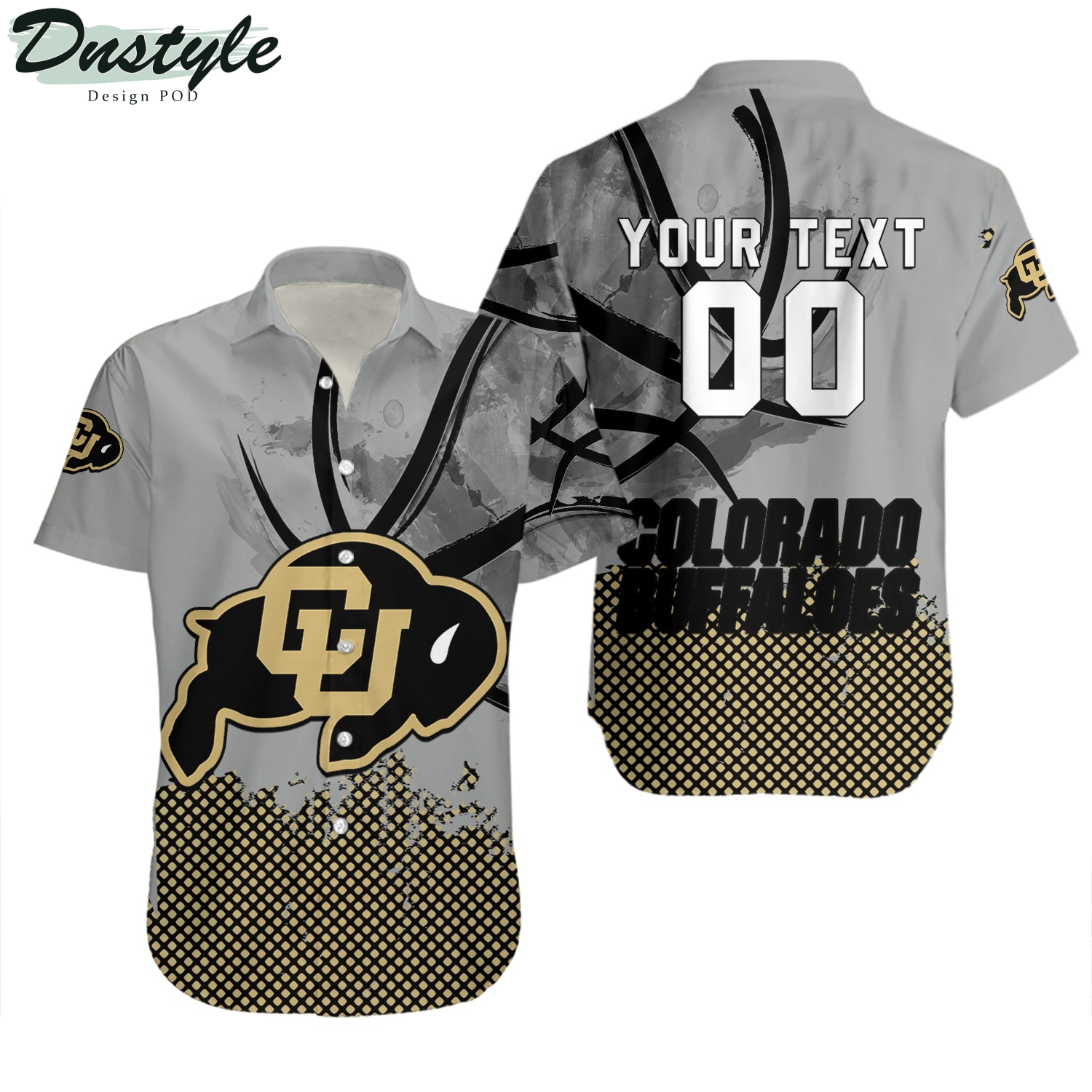 Colorado Buffaloes Basketball Net Grunge Pattern Hawaii Shirt