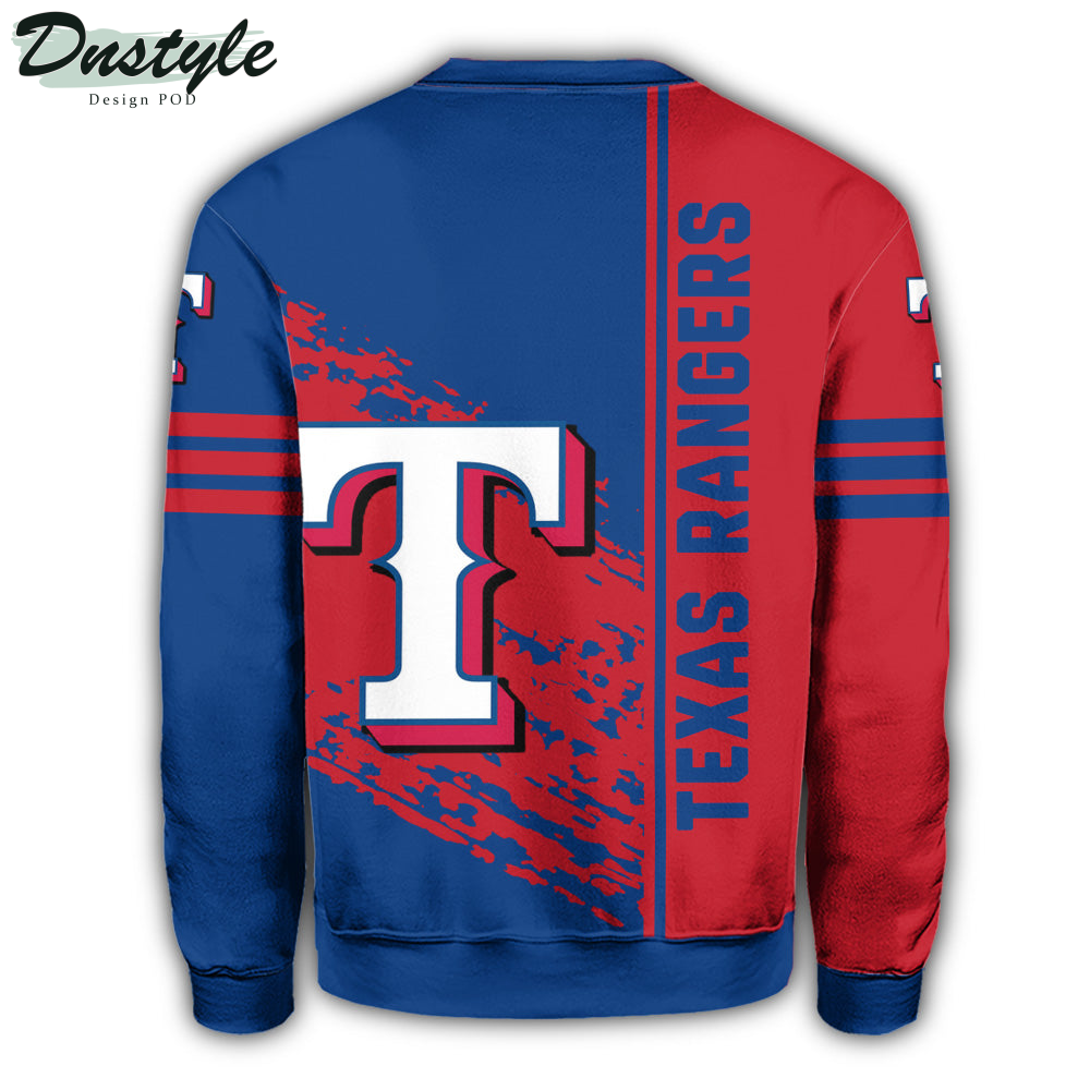 Texas Rangers MLB Quarter Style Sweatshirt