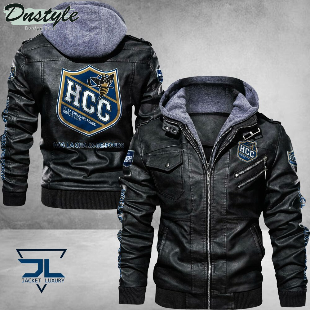 HC La Chaux-de-Fonds leather jacket