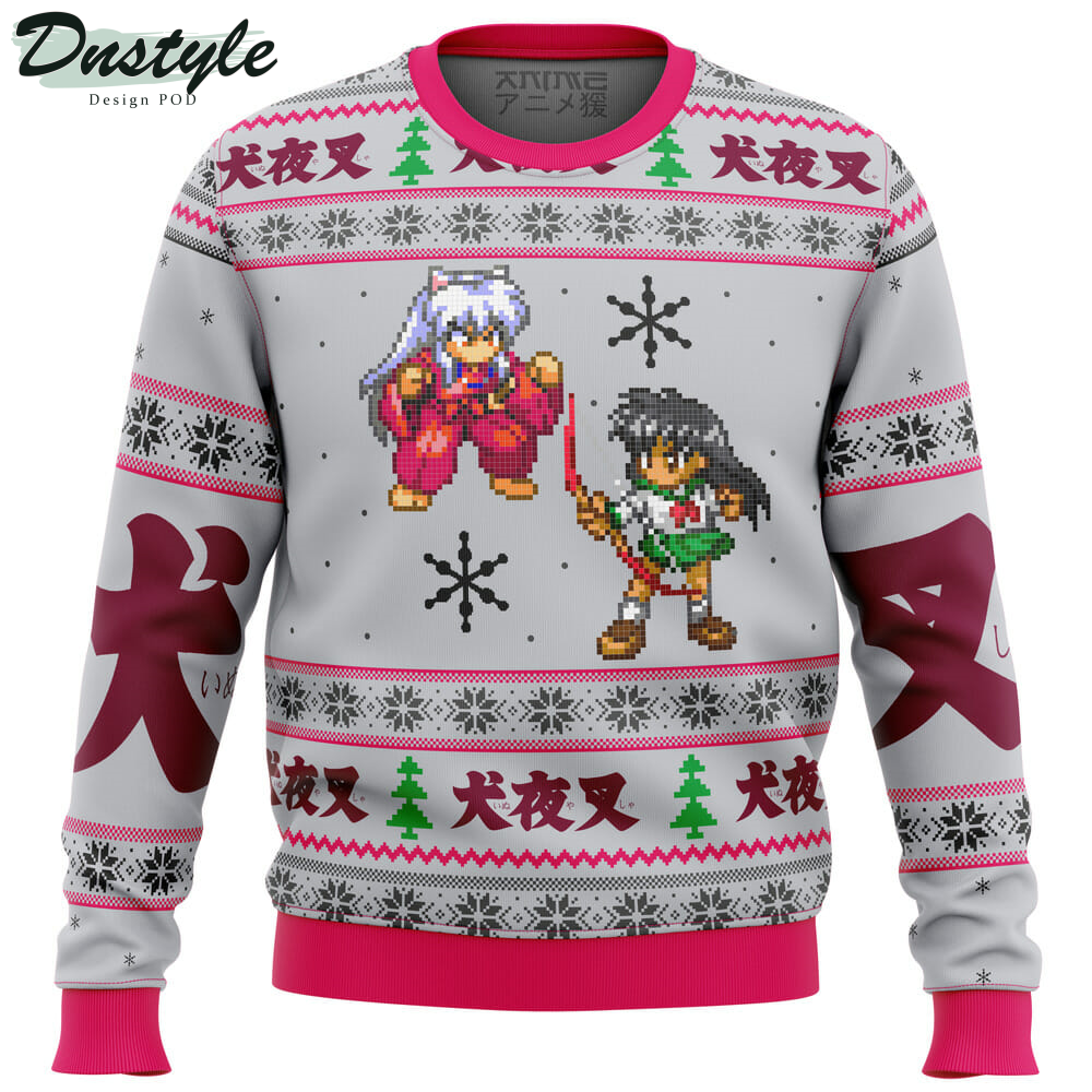 Inuyasha and Kagome Alt Ugly Christmas Sweater