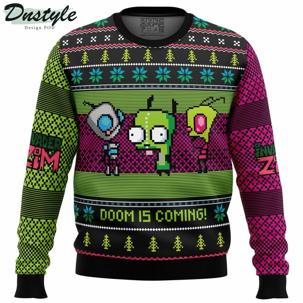 Invader ZiM Ugly Christmas Sweater