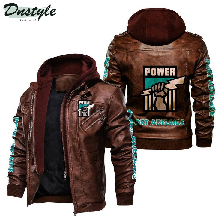 Port Adelaide Power Leather Jacket