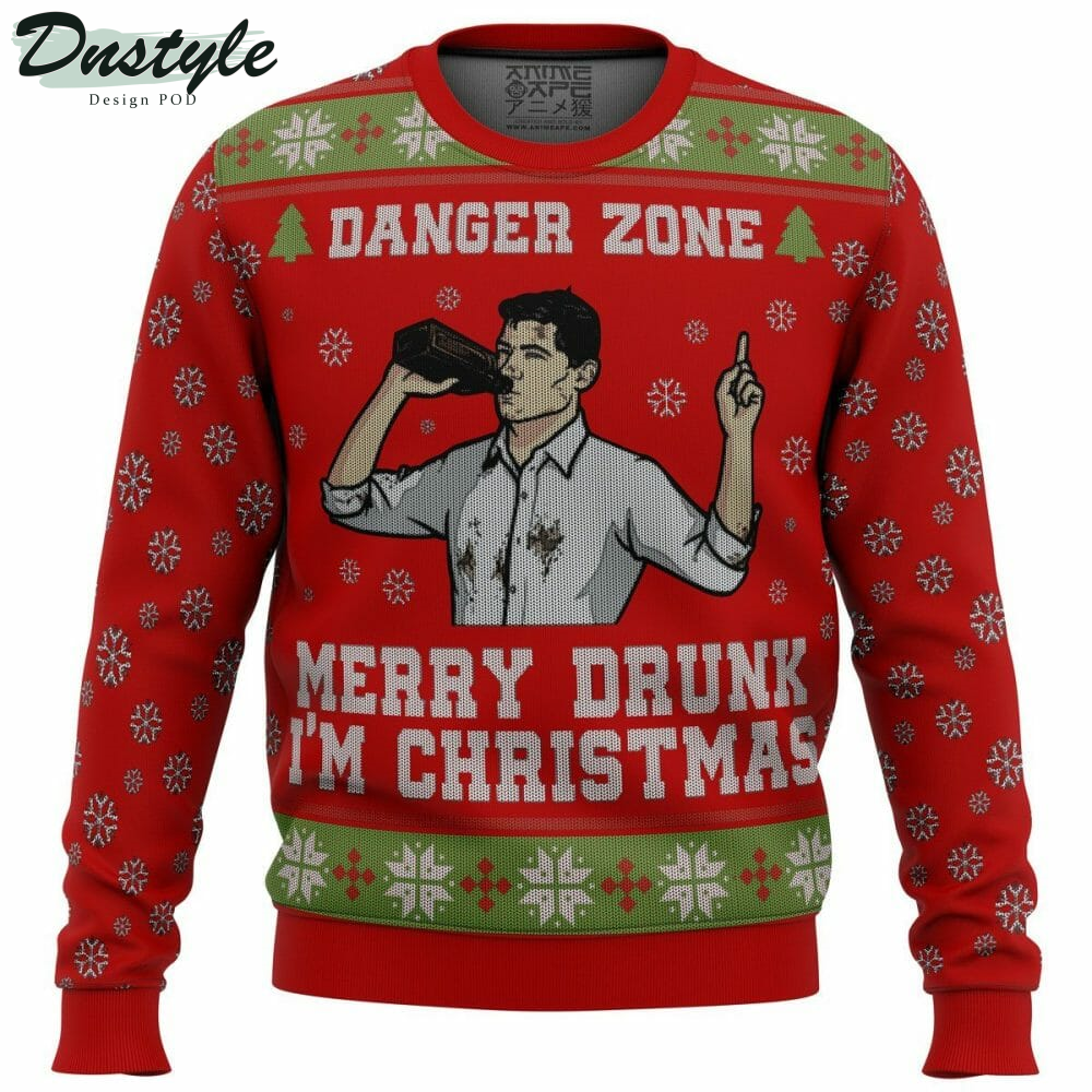 Merry Drunk I'm Christmas Sterling Archer Ugly Christmas Sweater