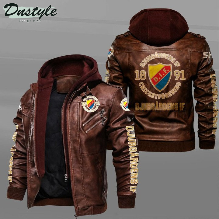 Djurgardens IF leather jacket