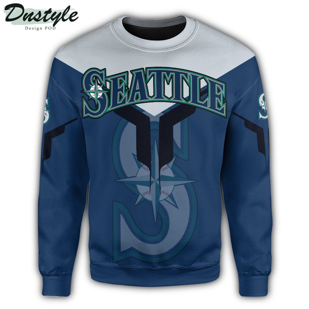Seattle Mariners MLB Drinking Style Sweatshirt
