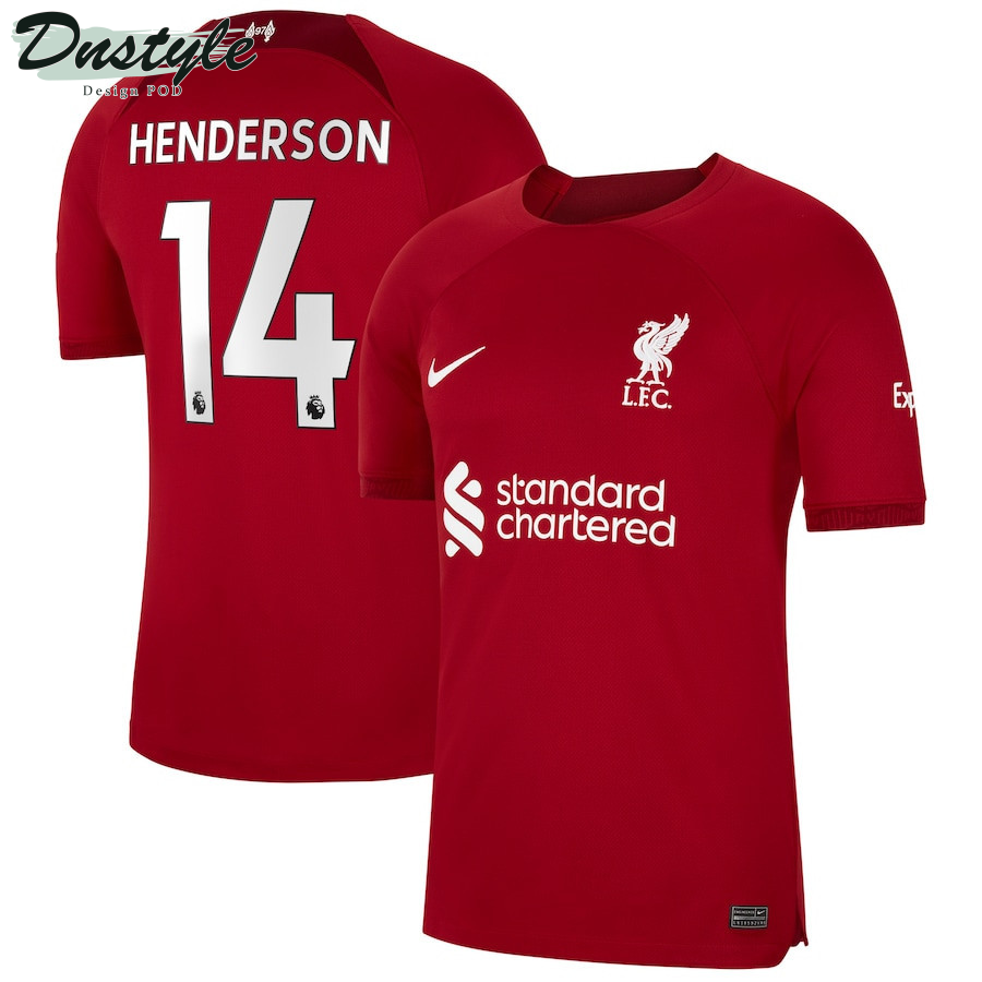 Jordan Henderson #14 Liverpool Men 2022/23 Home Jersey - Red
