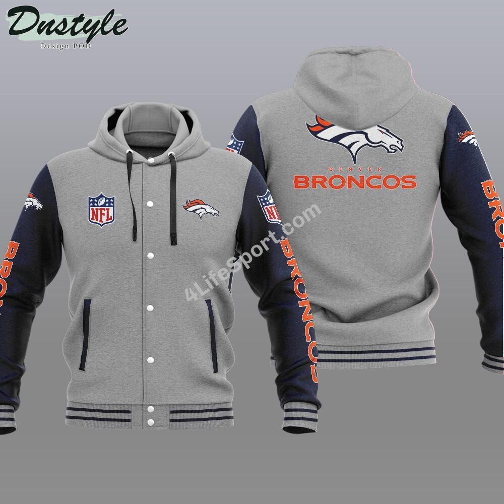 Denver Broncos Hooded Varsity Jacket