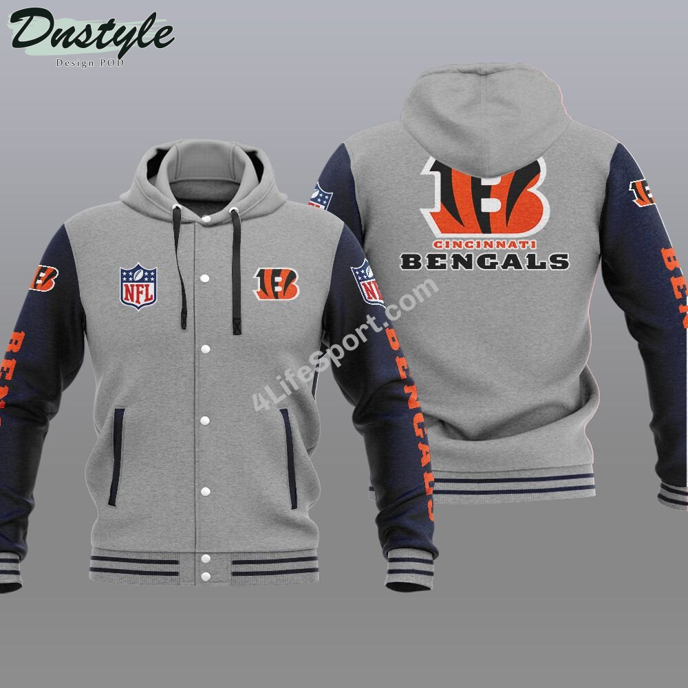 Cincinnati Bengals Hooded Varsity Jacket