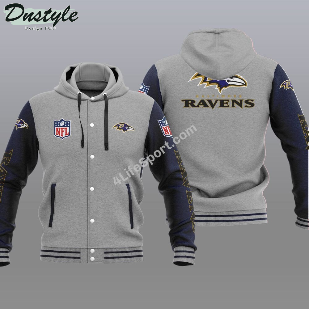 Baltimore Ravens Hooded Varsity Jacket