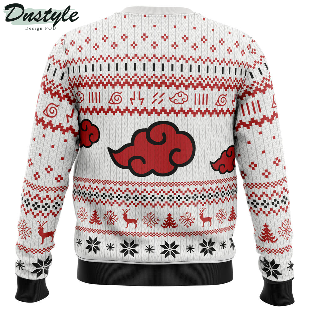 White Christmas Akatsuki Christmas Sweater