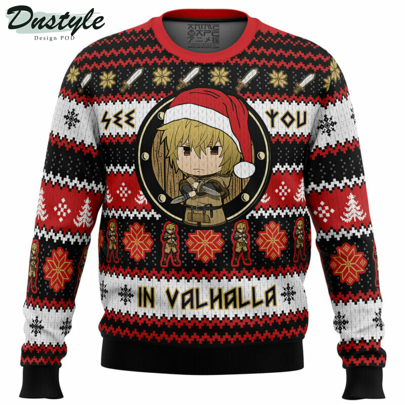 See You in Valhalla Vinland Saga Christmas Sweater