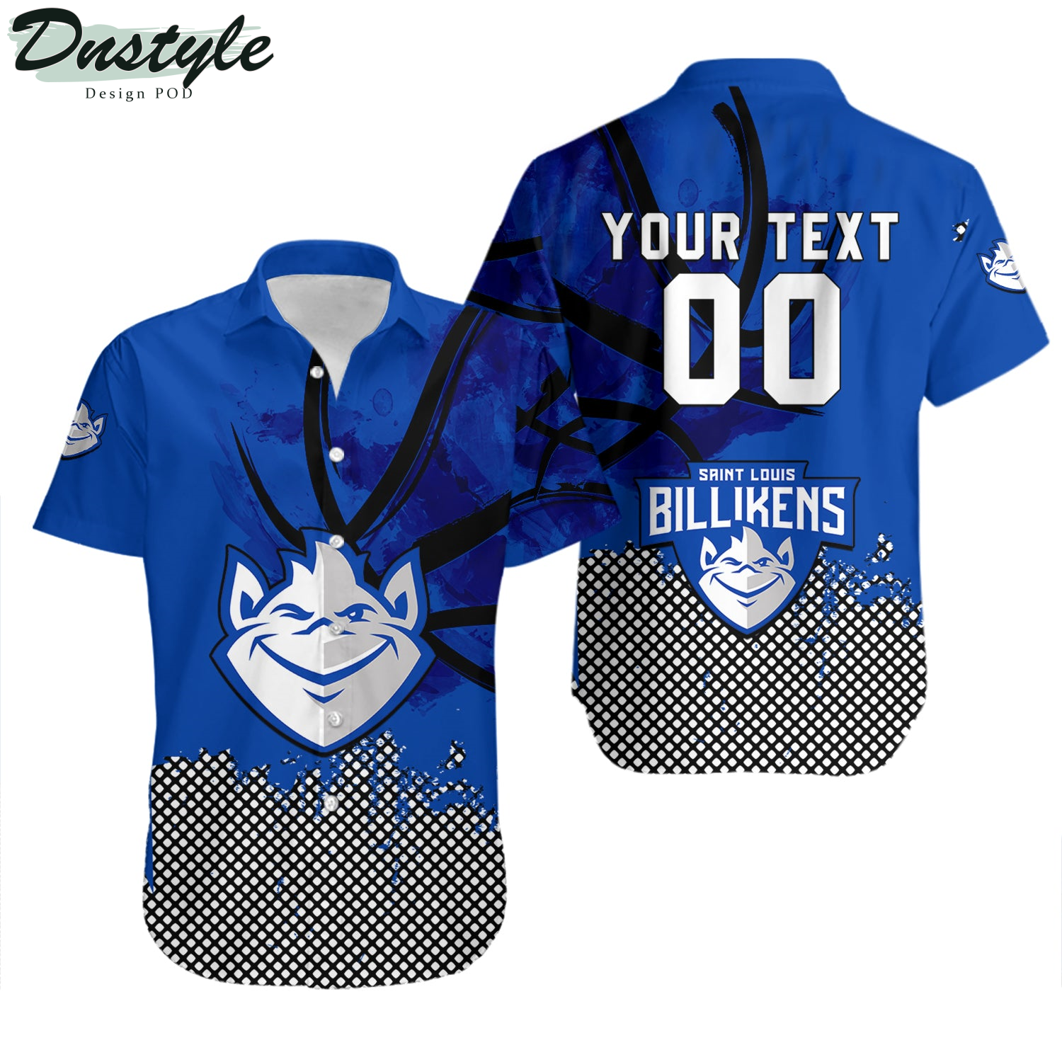 Saint Louis Billikens Basketball Net Grunge Pattern Hawaii Shirt