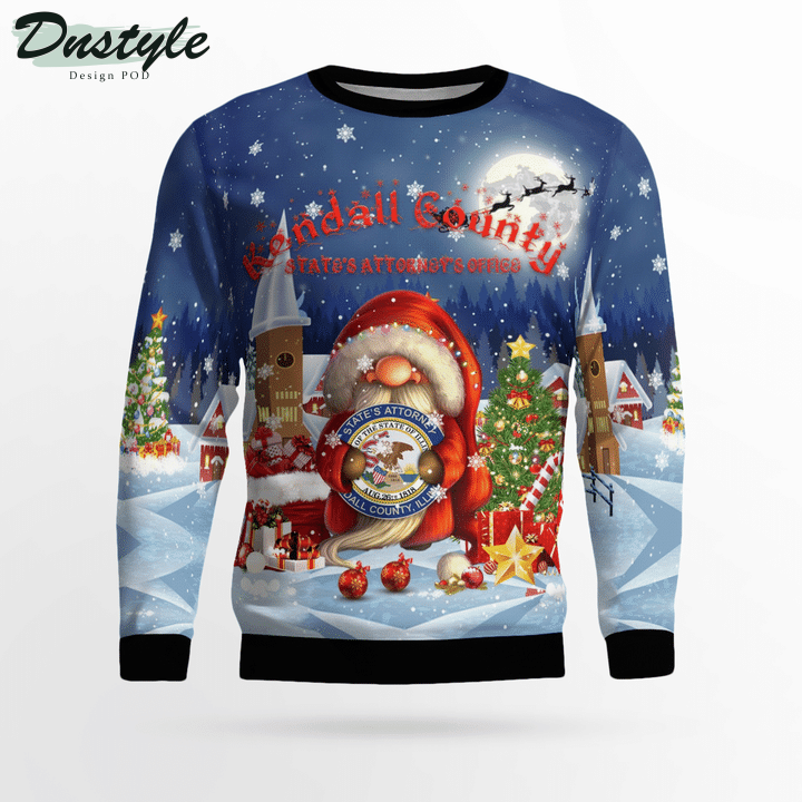 Kendall County State's Attorney's Office Ugly Merry Christmas Sweater