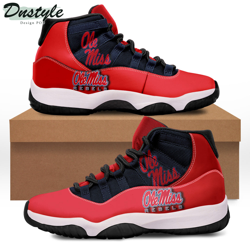 Ole Miss Rebels Air Jordan 11 Shoes Sneaker