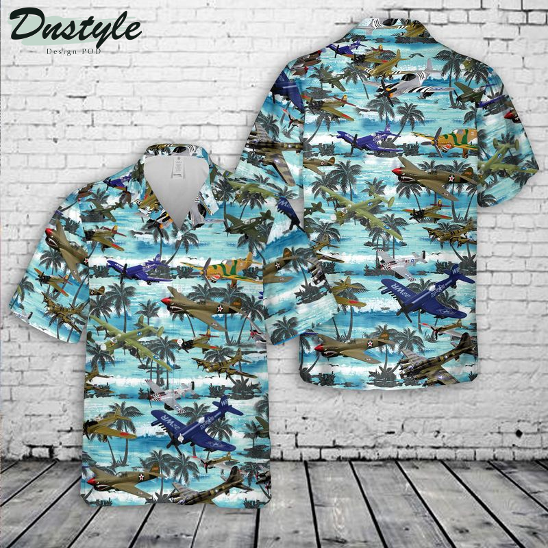 WWII Planes Hawaiian Shirt