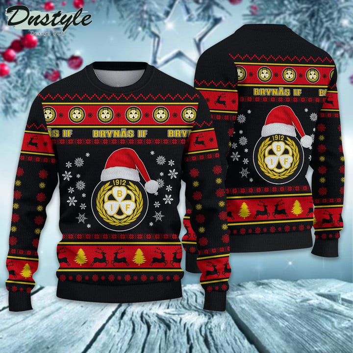 Brynas IF santa hat ugly christmas sweater