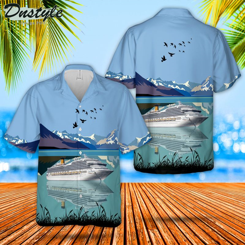 Costa Magica Cruise Ship Fortuna Class Hawaiian Shirt