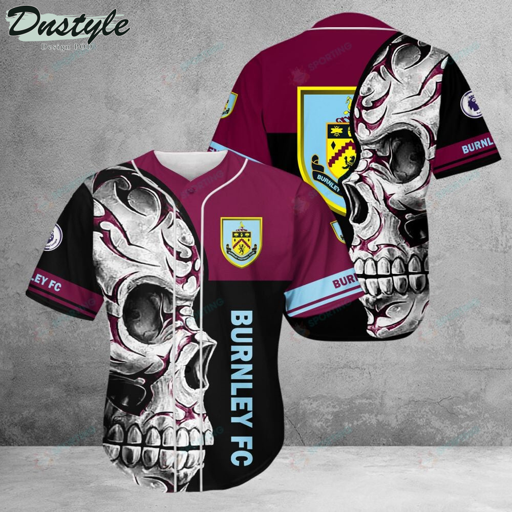 Burnley F.C Skull Baseball Jersey