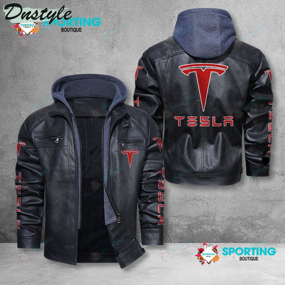 Tesla 2022 Leather Jacket