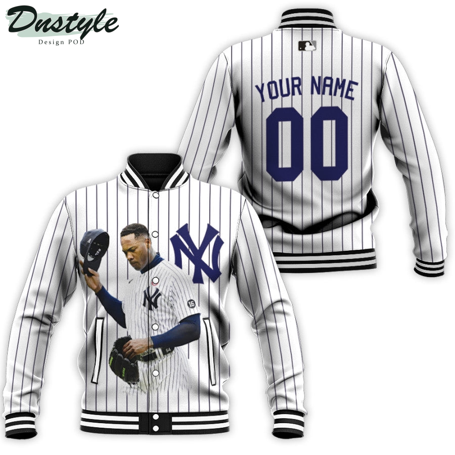 New York Yankees Hall Of Fame Larry Walker 33 1989 2005 Signature Custom Number Name Baseball Jacket