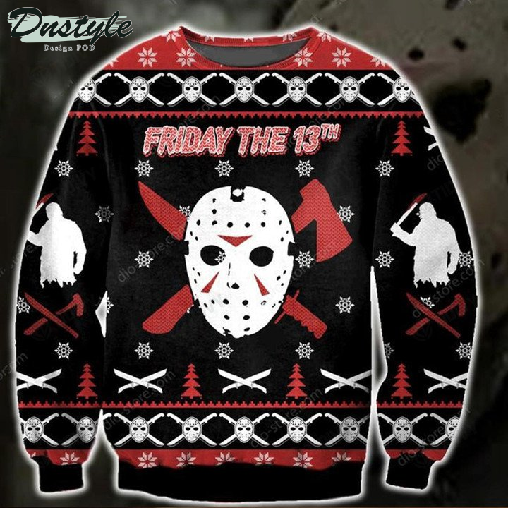 Jason Voorhees Friday The 13th Halloween 2022 Ugly Christmas Sweater