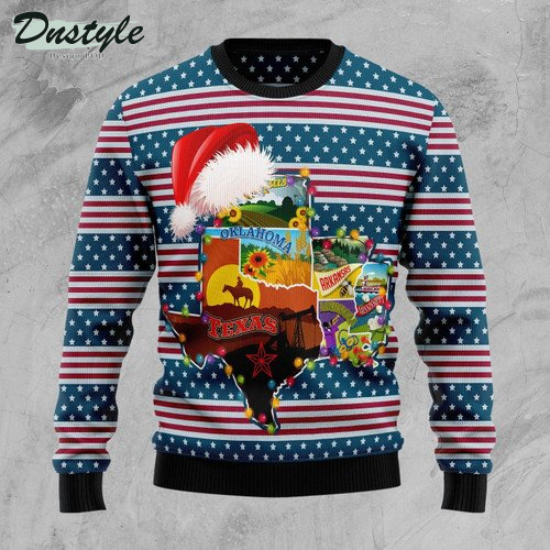 Santa Claus Astronaut Ugly Christmas Sweater