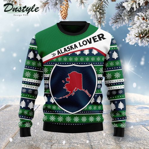 Alaska Lover Ugly Christmas Sweater