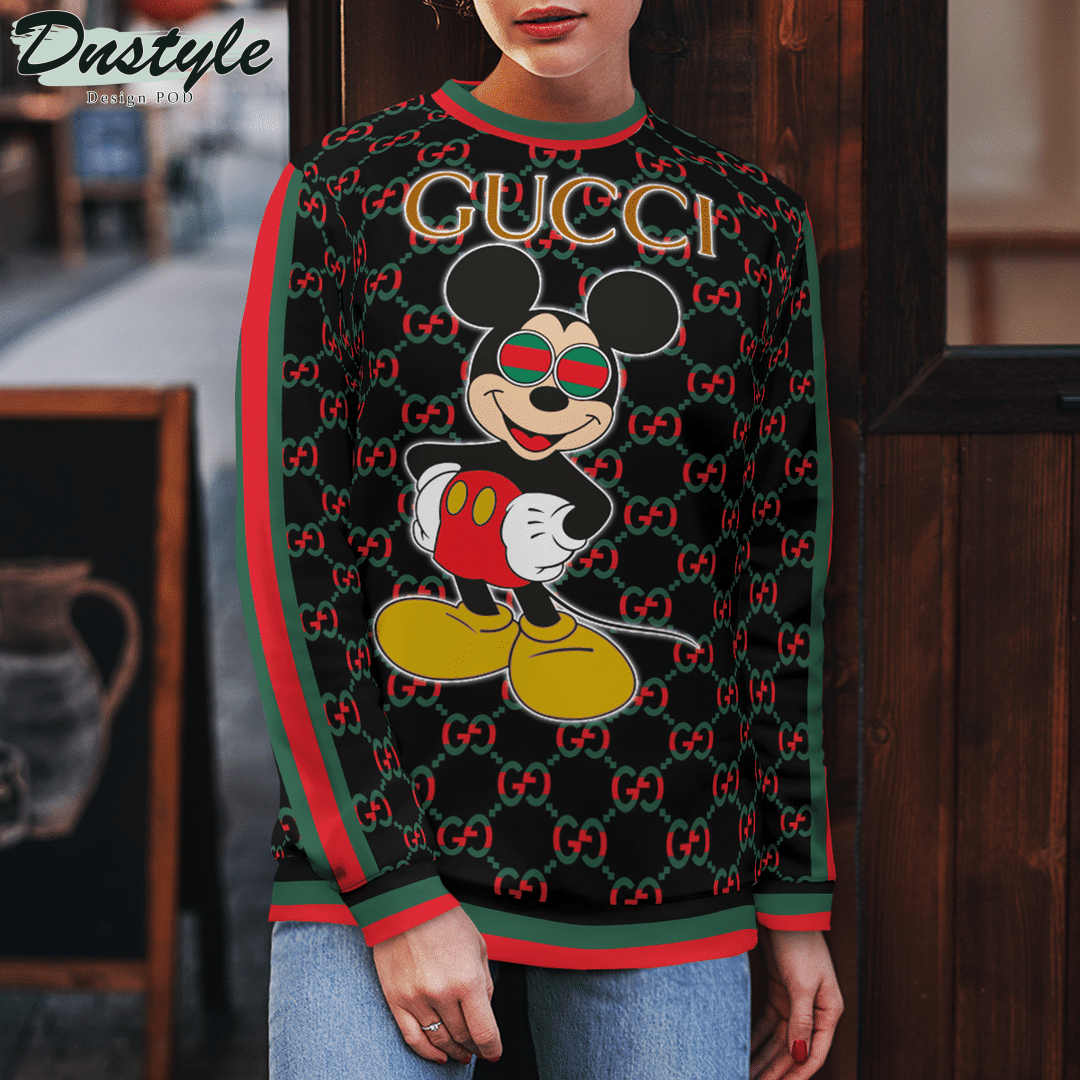 Gucci Mickey ugly sweater and legging