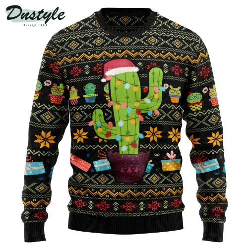 Cactus Xmas Ugly Christmas Sweater