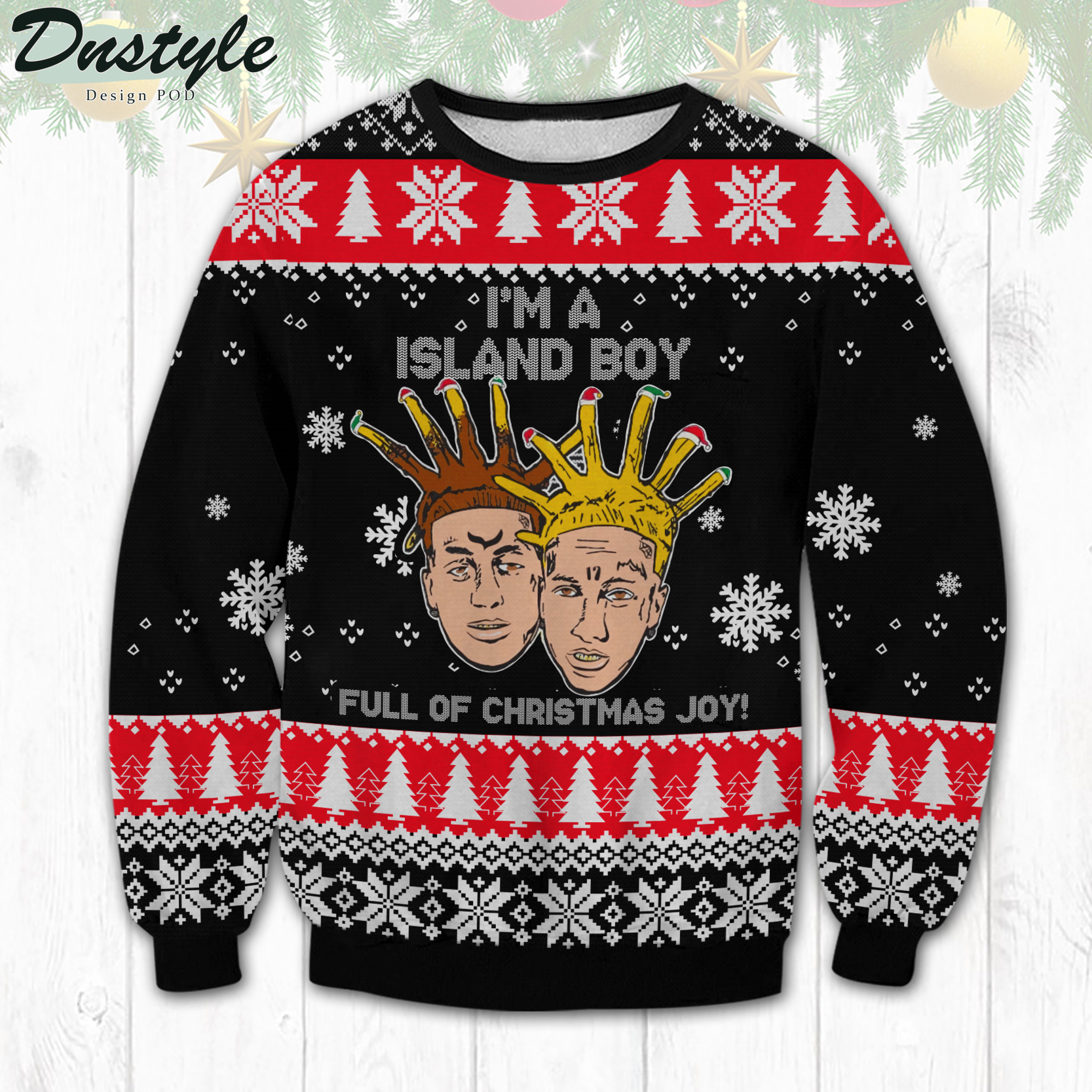 OnCoast I’m An Island Boy Full Of Christmas Joy Ugly Sweater