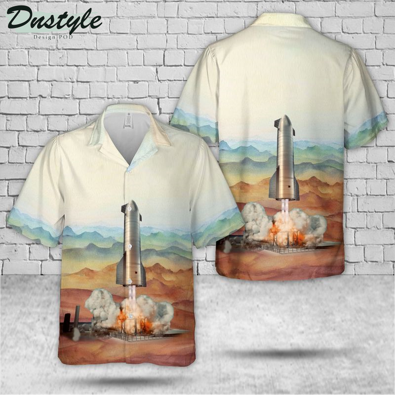 Atlas V CST-100 Starliner Hawaiian Shirt