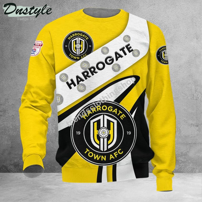 Harrogate Town AFC 3d all over printed hoodie tshirt