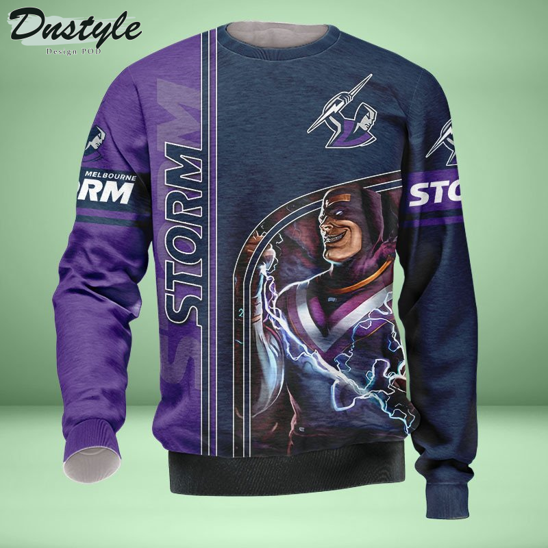 Melbourne Storm 3D Tshirt Hoodie Polo Sweatshirt